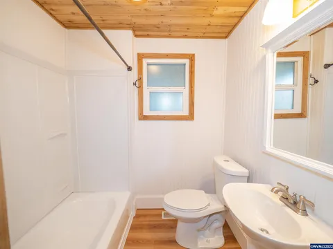 Renovated cottage bathroom